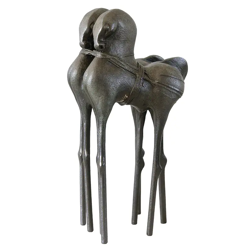 2 PS von Anton ter Braak | tier Skulptur in Bronze Auflage 5 21 cm hoch