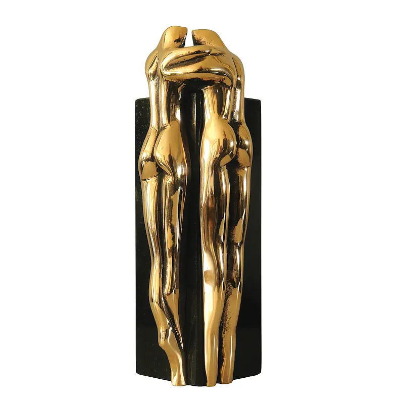 Smalltalk von Anton ter Braak | figur Skulptur in Bronze Auflage 5 18 cm hoch