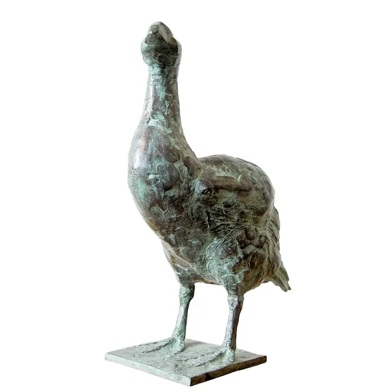 Auerhahngans von Coba Koster | tier Skulptur in Bronze Auflage 10 55 cm hoch