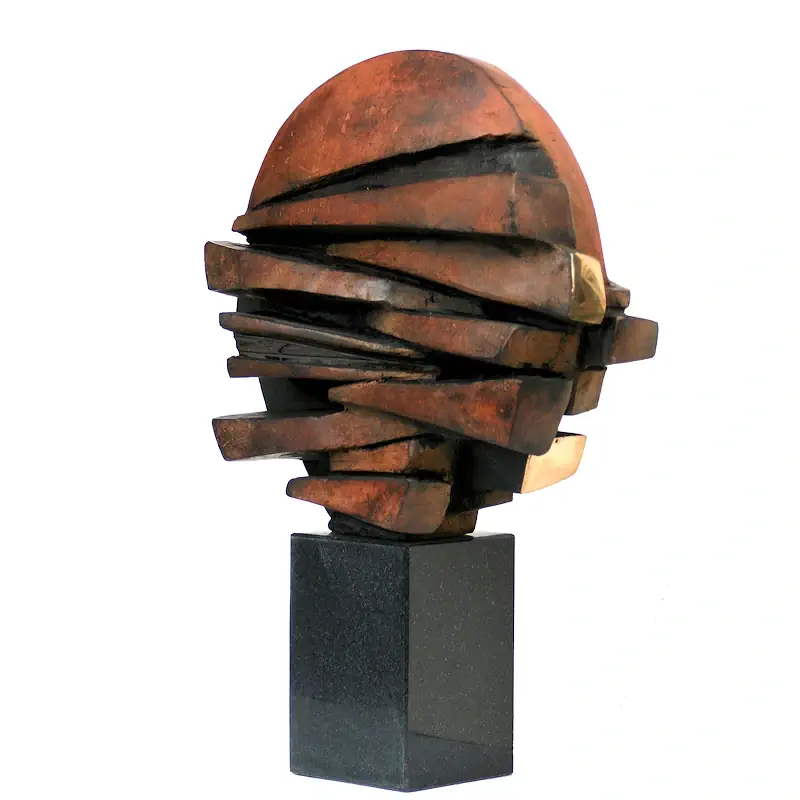 Horizont von Ernest Joachim | landschaft Skulptur in Bronze Auflage 5 37 cm hoch