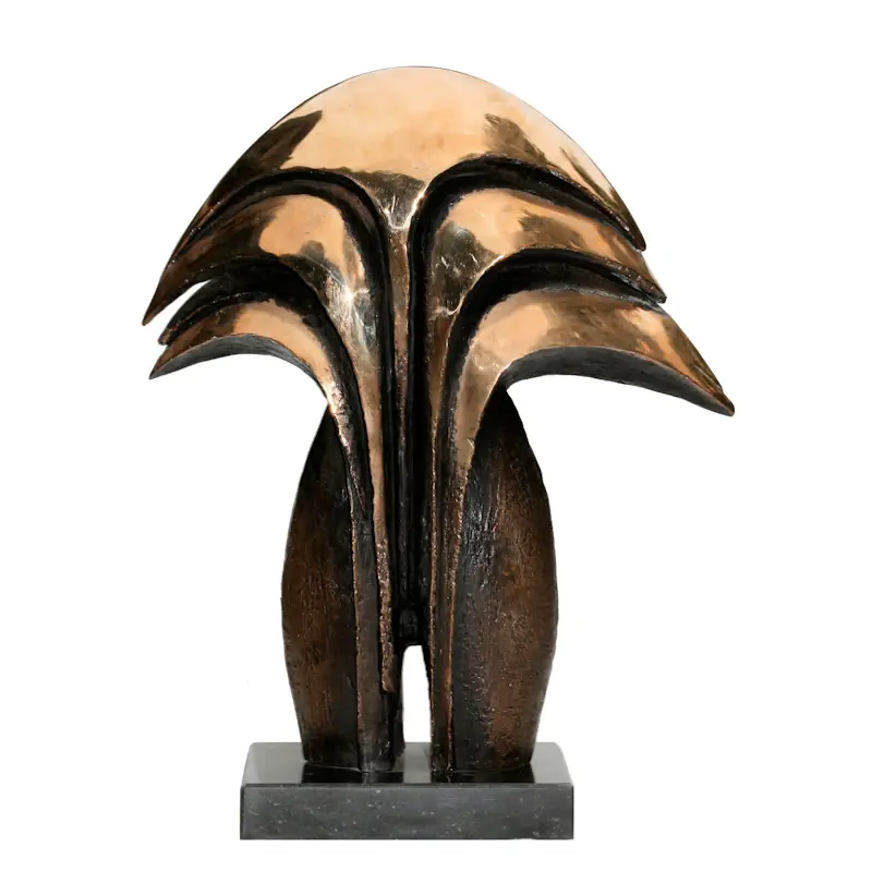 La Quelle von Ernest Joachim | landschaft Skulptur in Bronze Auflage 6 38 cm hoch