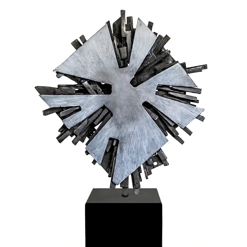 Auf dem Weg zum Frieden von Ernest Joachim | landschaft Skulptur in Bronze Unikat 50 cm hoch