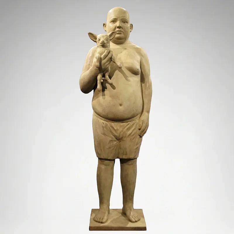 Chihuahua von Erwin Meijer | figur Skulptur in Bronze Auflage 8 80 cm hoch