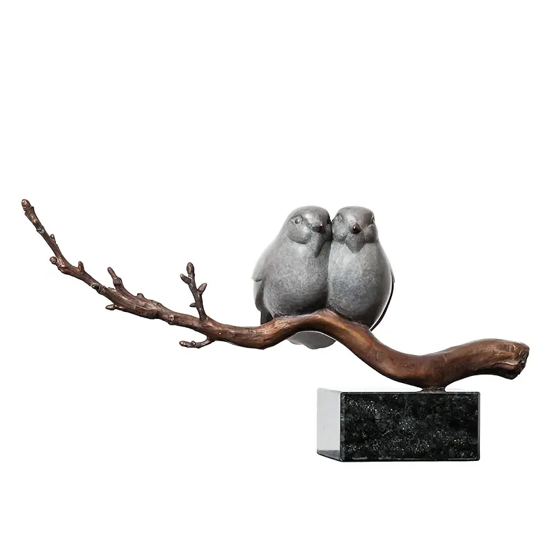 Gezellig van Frans van Straaten | dieren beeld in brons oplage 24 15 cm hoog, 30 cm breed