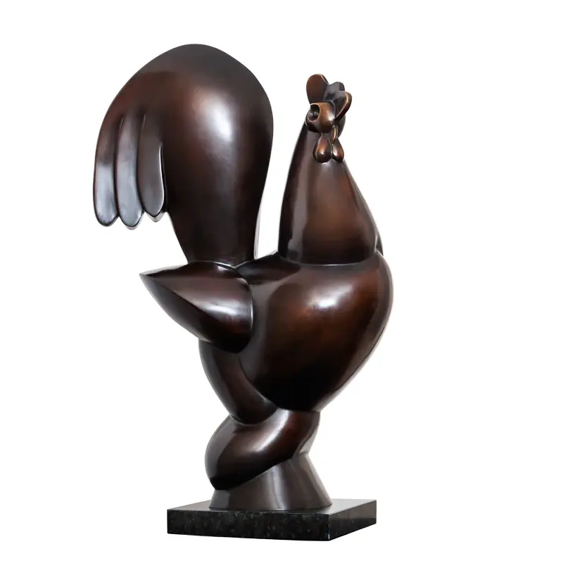 Pride by Frans van Straaten | animal sculpture in bronze edition of 8 58 cm high
