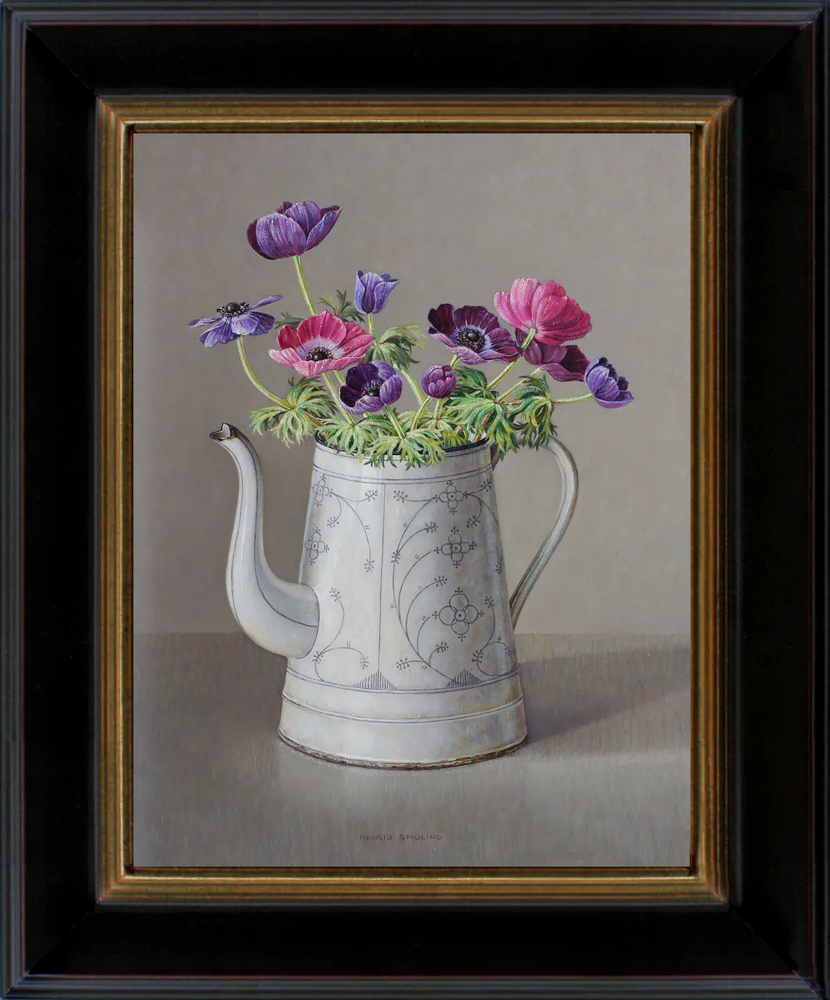 Anemonen im Emaillekrug