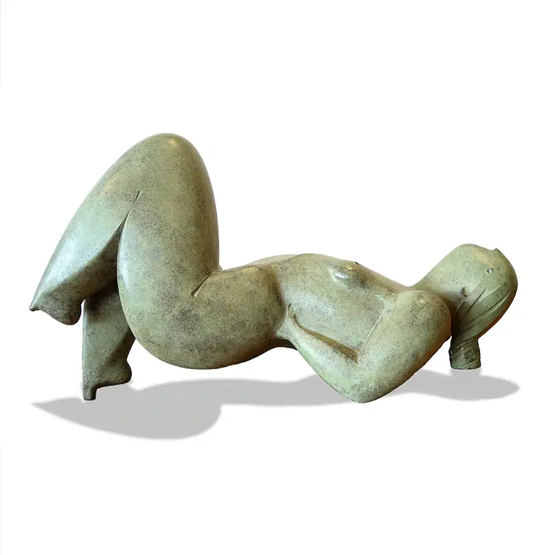 Celine von Jan de Graaf | figur Skulptur in Bronze Auflage 8 70 cm breit x 40 cm hoch