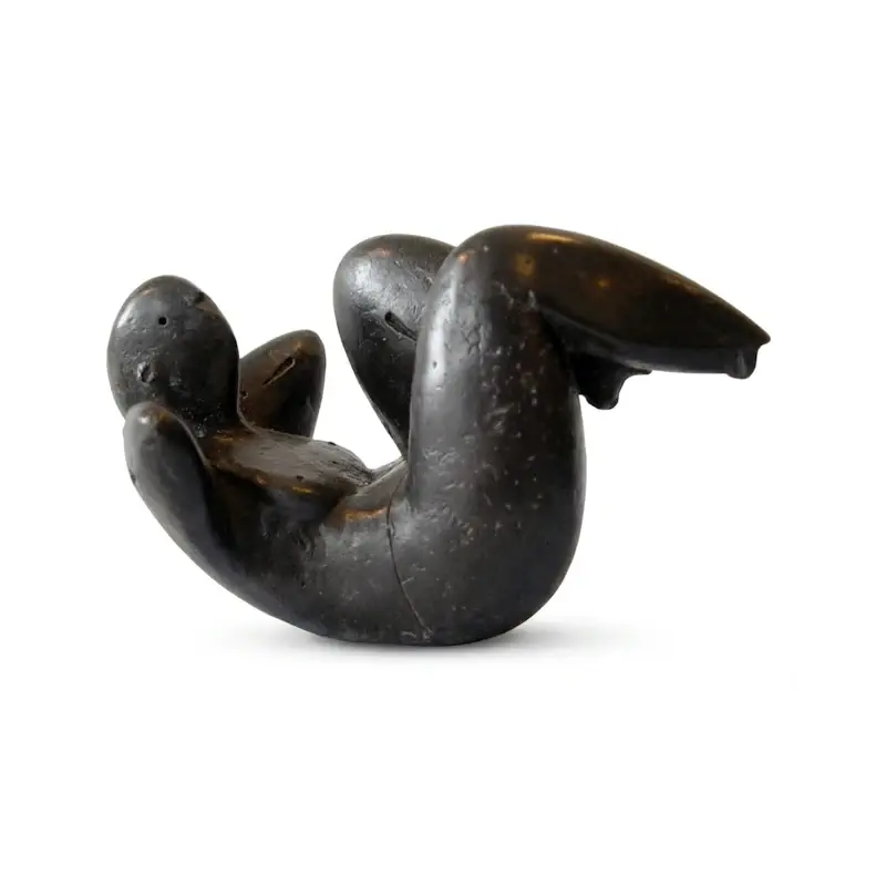 Take five von Jan de Graaf | figur Skulptur in Bronze Auflage 8 15 cm breit x 10 cm hoch
