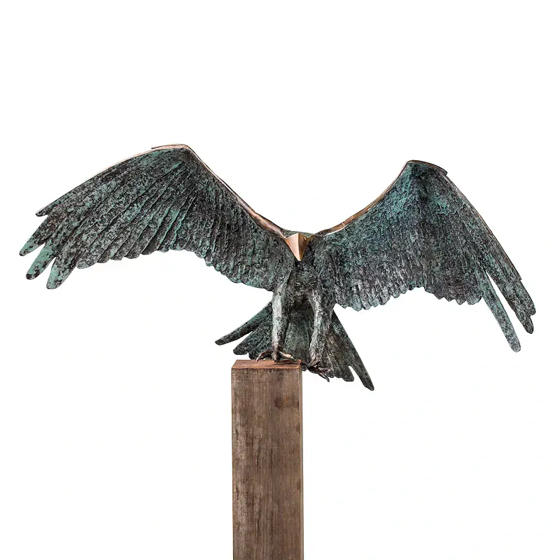 Glückliche Landung von Leon Veerman | tier Skulptur in Bronze Auflage 8 151 cm hoch x 115 cm breit