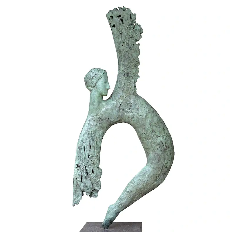 Icarus van Marion Visione | figuur beeld in brons oplage 12 90 cm hoog
