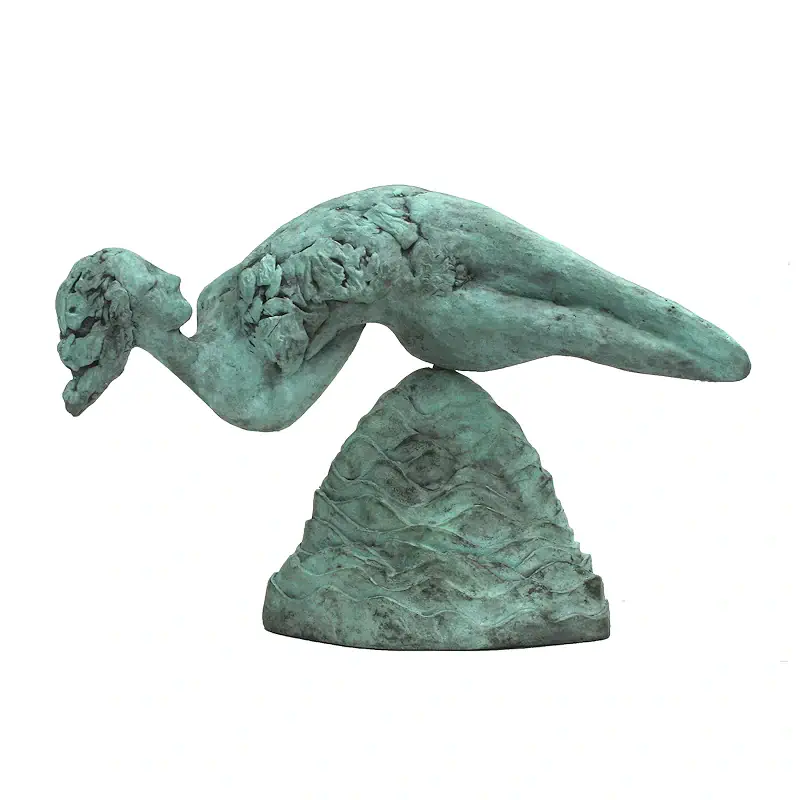 Mare van Marion Visione | figuur beeld in brons oplage 12 18 cm hoog