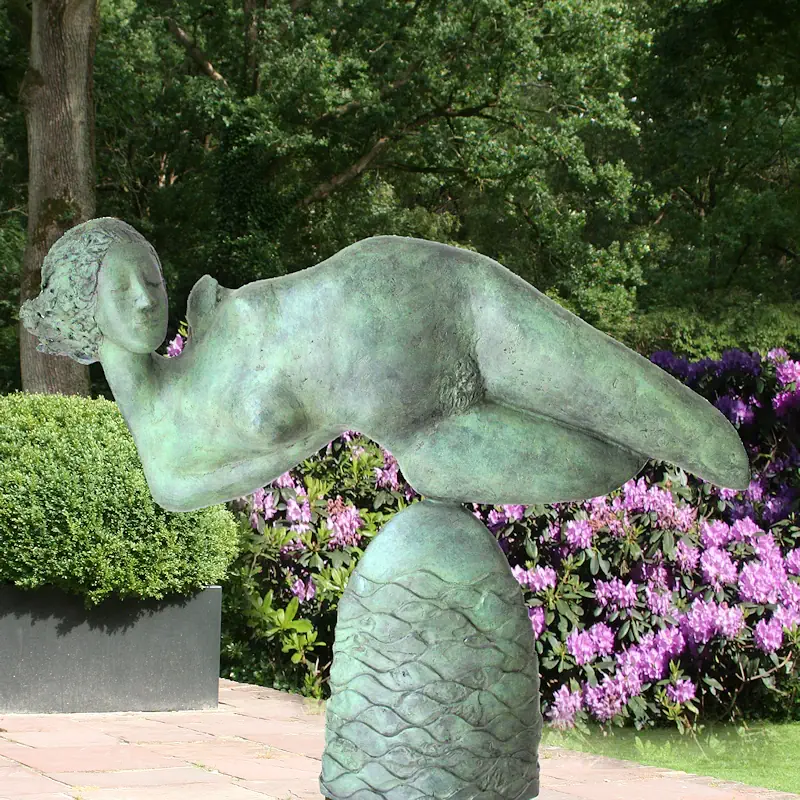 Mare by Marion Visione | figure sculpture in bronze edition of 10 70 cm high and 85 cm wide