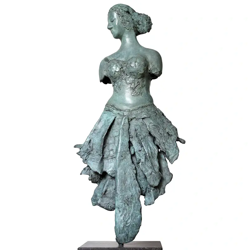 Salome by Marion Visione | figure sculpture in bronze edition of 10 81 cm high