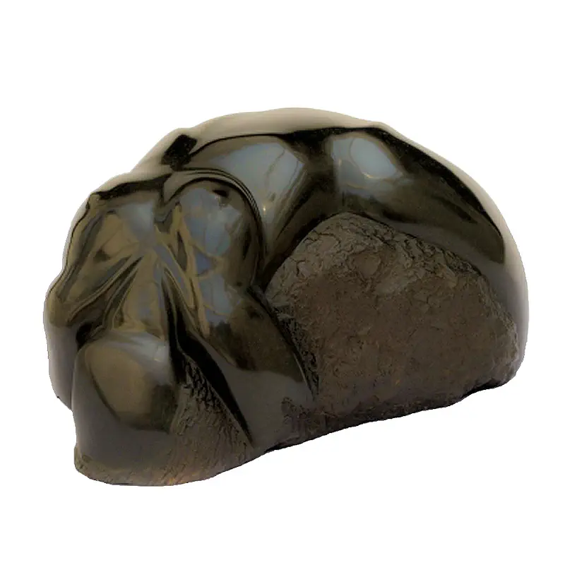 So what! by Marlies Heylmann | figure sculpture in bronze edition of 8 47 cm wide