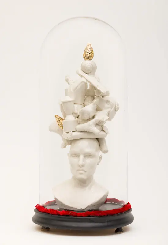 China mountain II von Peter Hiemstra | figur Skulptur in keramik Unikat 47 cm hoch