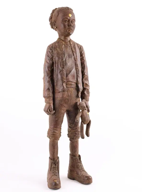 Die Erbschaft von Peter Hiemstra | figur Skulptur in Bronze Auflage 8 90 cm hoch