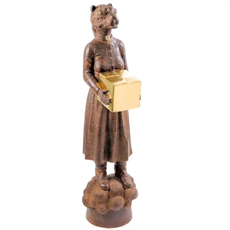 Diese Antwort von Peter Hiemstra | figur Skulptur in Bronze Auflage 5 105 cm hoch