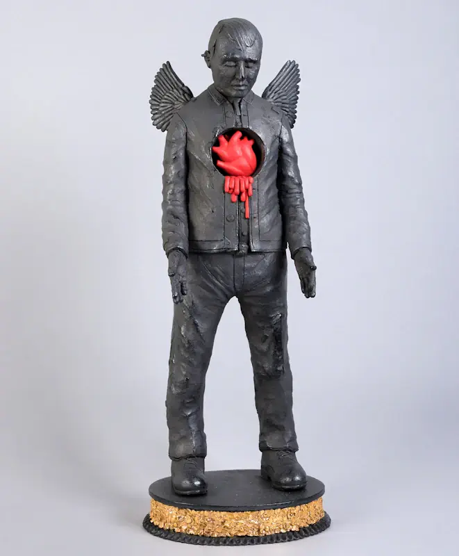Herzblut von Peter Hiemstra | figur Skulptur in keramik Unikat 50 cm hoch