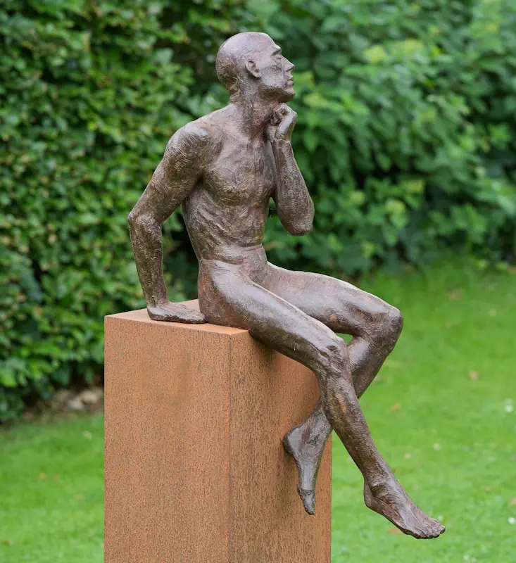 Considero van Philippe Timmermans | figuur beeld in brons oplage 8 60 cm hoog
