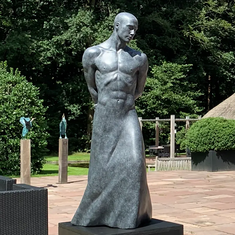 Dervish, Continuity by Philippe Timmermans | figure sculpture in bronze edition of 8 96 cm high