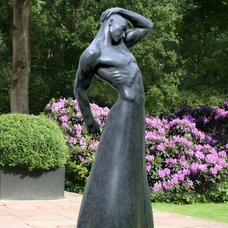 Dervish, Purity by Philippe Timmermans | figure sculpture in bronze edition of 8 98 cm high