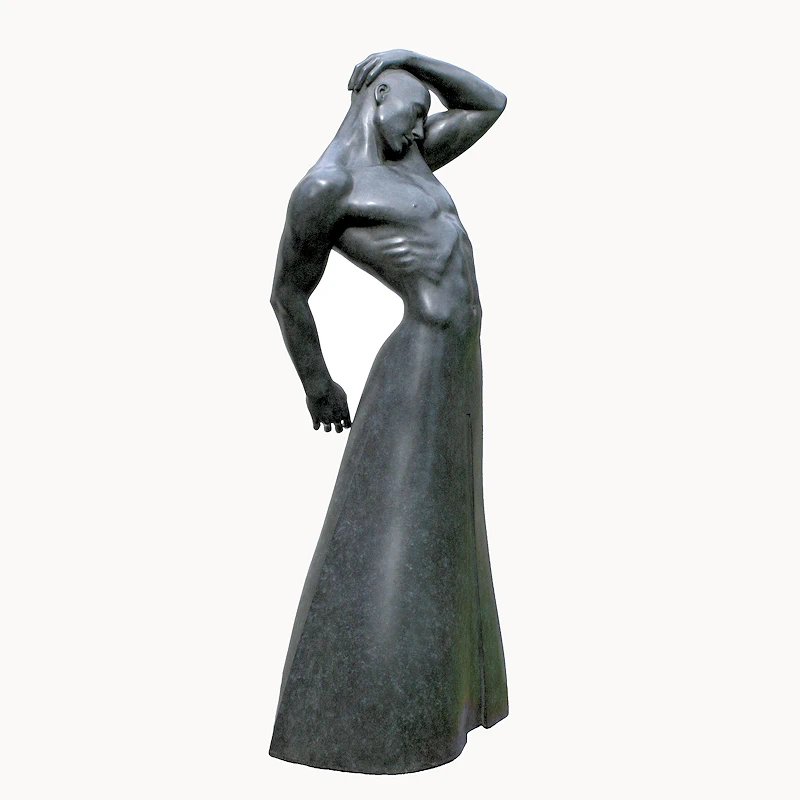 Dervish, Purity by Philippe Timmermans | figure sculpture in bronze edition of 8 98 cm high