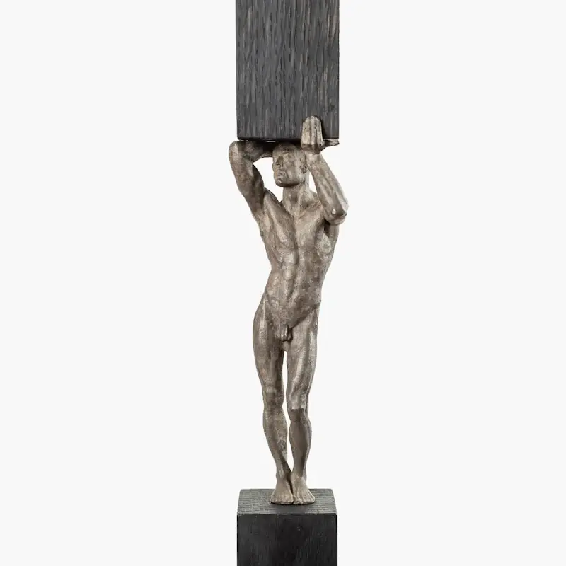 Titan S van Philippe Timmermans | figuur beeld in brons oplage 30 145 cm hoog