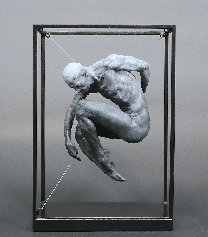Teardrop III von Victor Veber | figur Skulptur in kunstharz Auflage 8 32 cm hoch