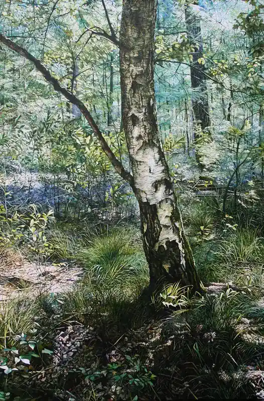 Exceptional Intimacy of the Everyday by Wout Wachtmeester | landscape painting in acrylic on canvas 95 x 140 cm
